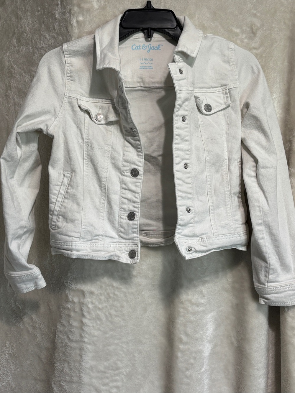 Cat & Jack White Denim Jean Jacket for Kids
